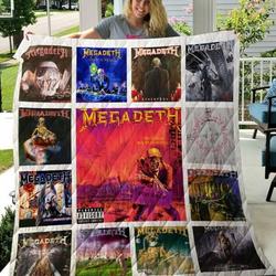 Megadeth Quilt Blanket  Limited Quilt Blanket and Home Decor