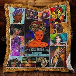 Melanin Got Em Jealous Blanket Kc1207 Quilt and Home Decor