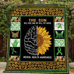 Mental Health Quilt Blanket Dhc1501805Vt and Home Decor