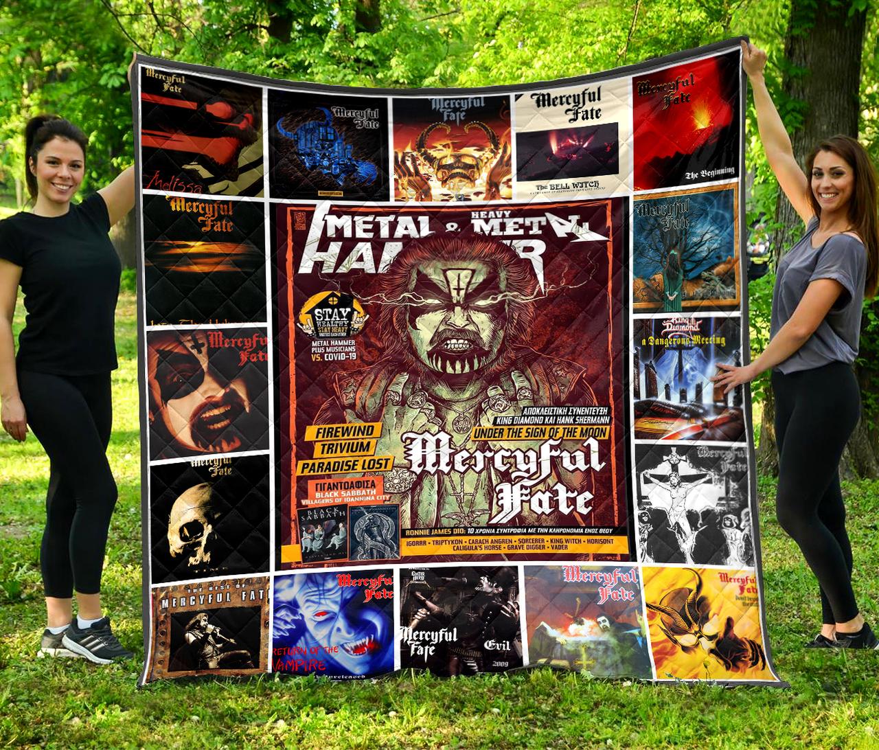 Mercyful Fate Albums Cover Poster Quilt 5 and Home Decor