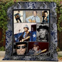 Merle Haggard Quilt V1 and Home Decor