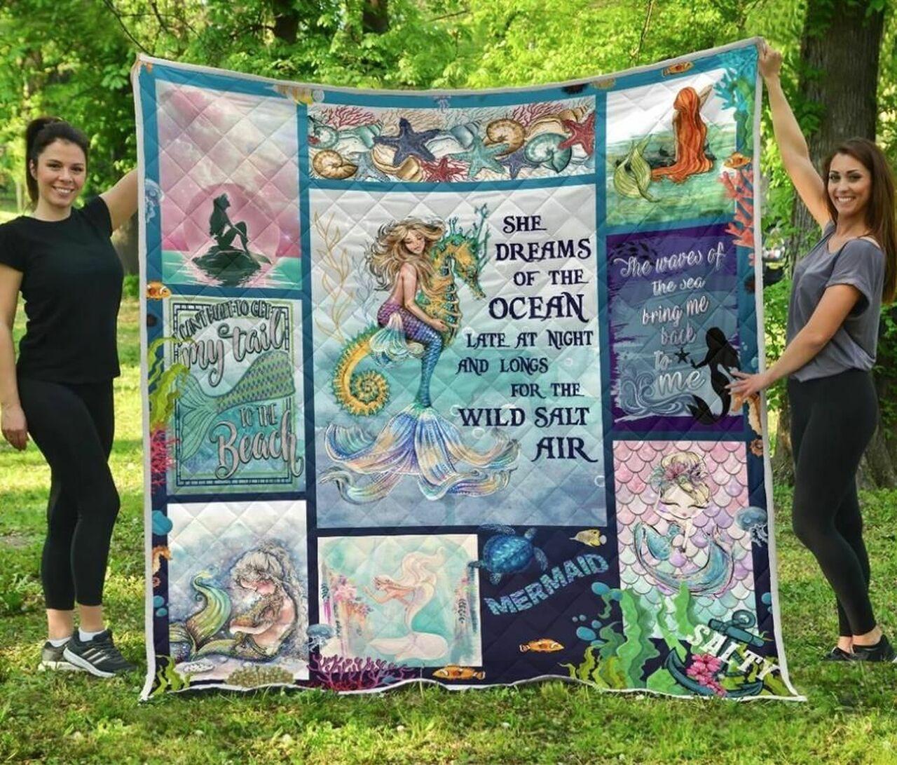 Mermaid Best Of Intention Quilt Blanket Dhc020120225Td and Home Decor