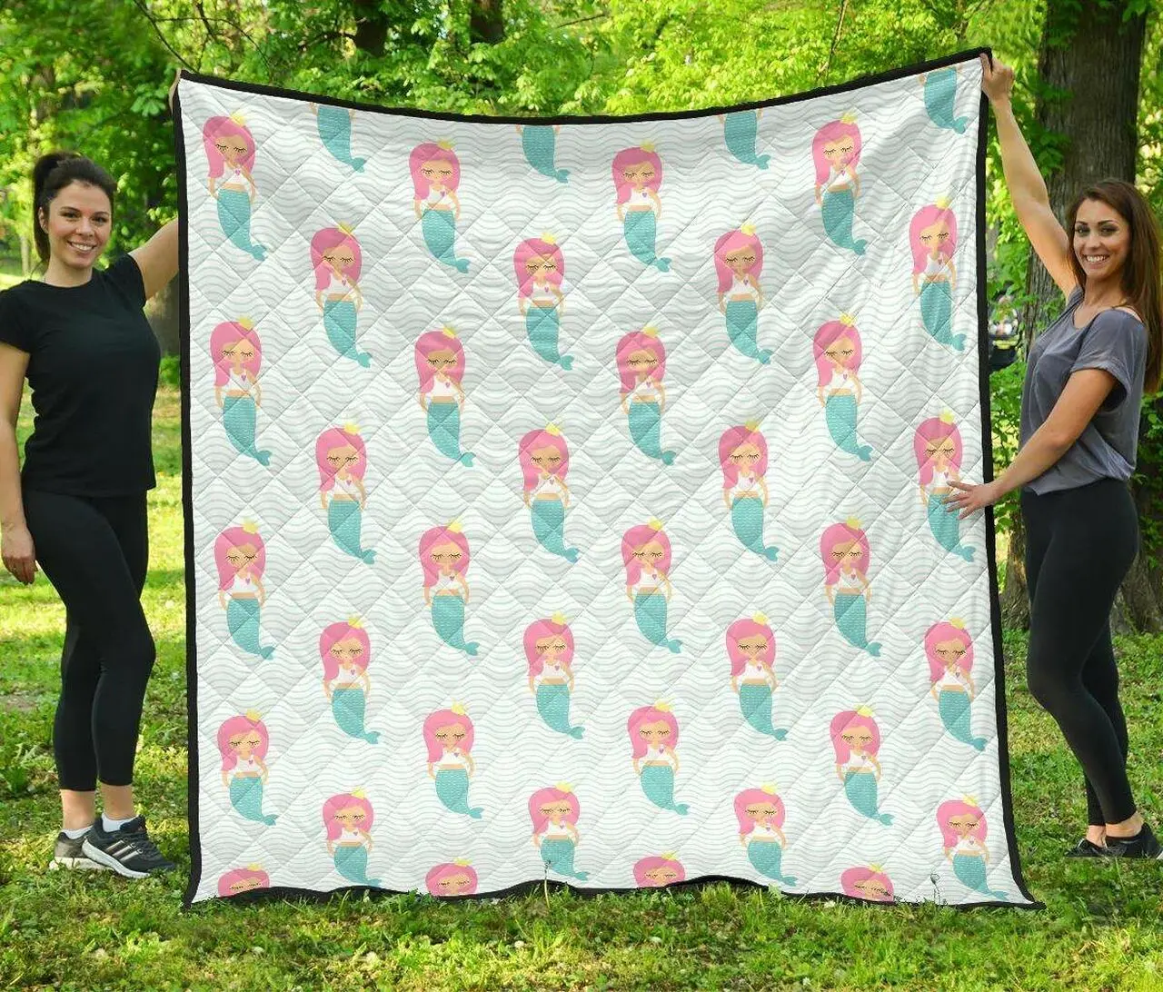 Mermaid Cl12100440Mdq Quilt Blanket and Home Decor