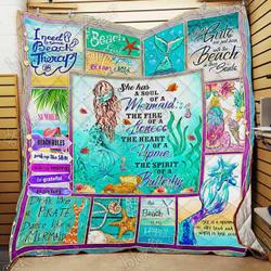 Mermaid Cl18100442Mdq Quilt Blanket and Home Decor