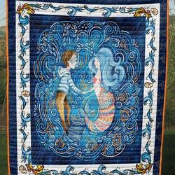 Mermaid Love Clt270639 Quilt Blanket and Home Decor