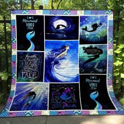 Mermaid Vibes Pkt240635 Quilt Blanket and Home Decor