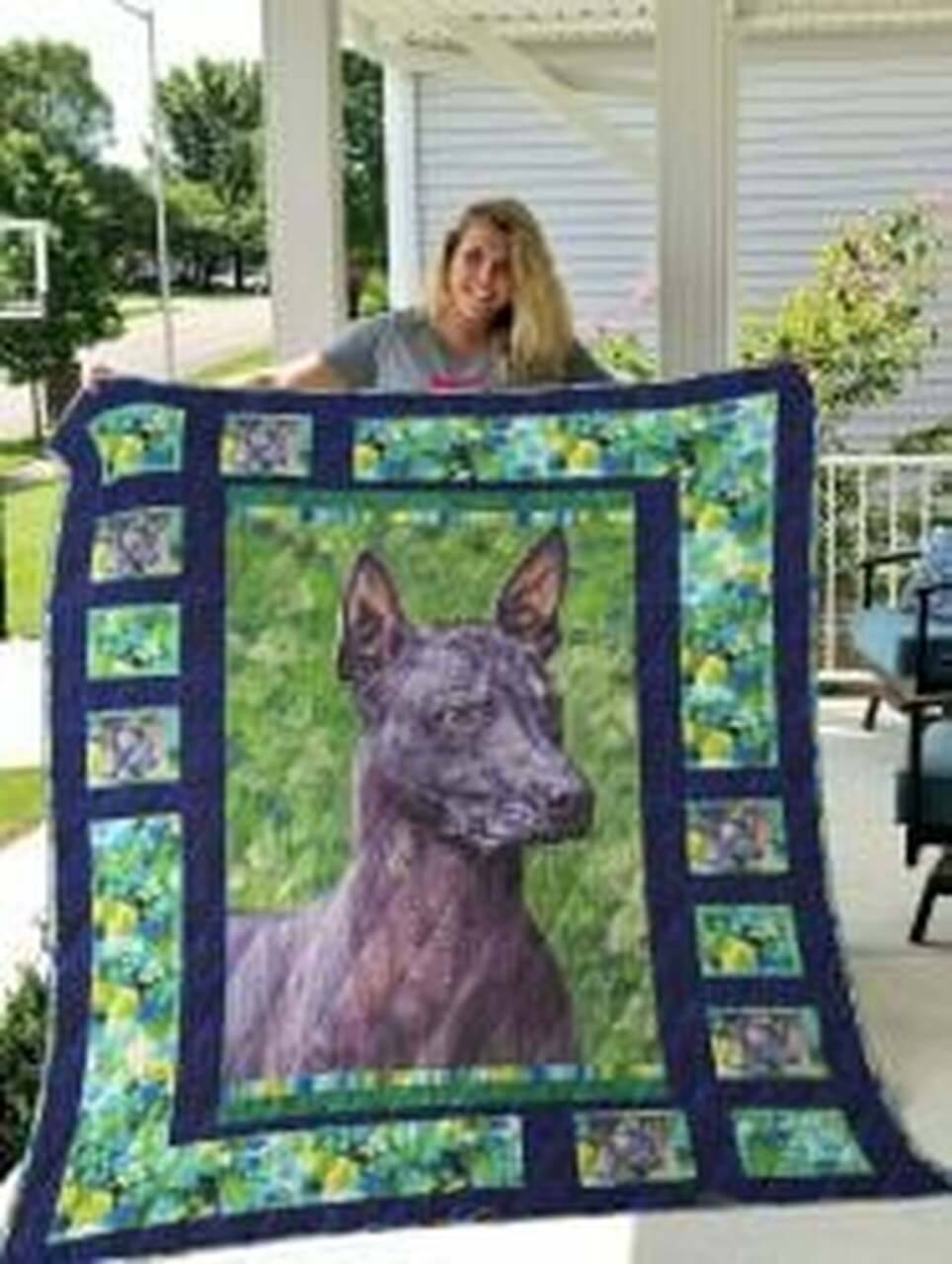 Mexican Hairless Dog Quilt Blanket Lukmnu Dhc0301881Dd and Home Decor