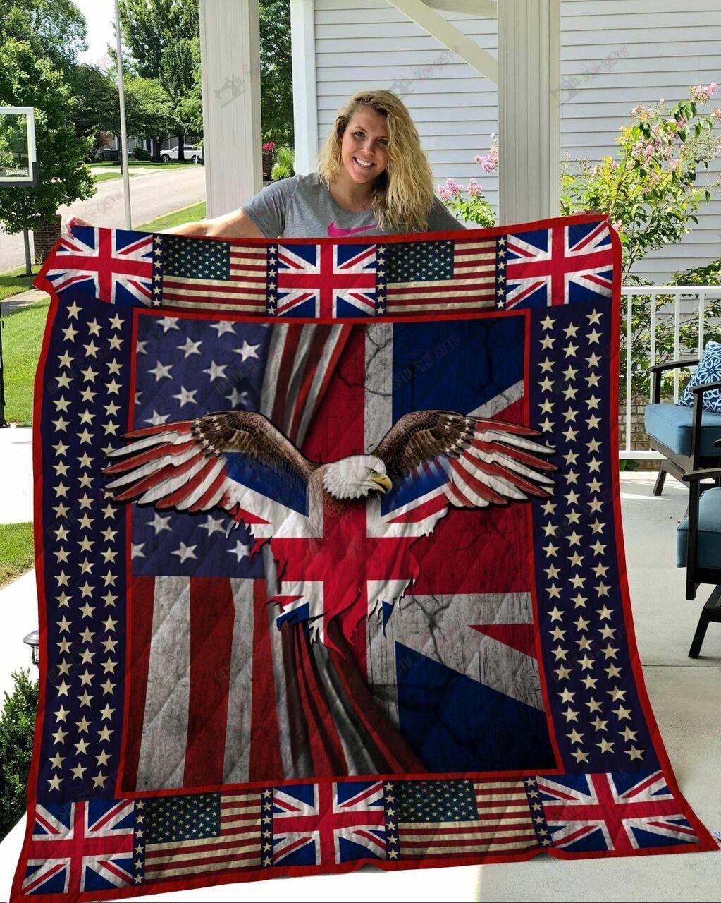 MHQNUOC103 America - UK Quilt Blanket and Home Decor