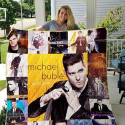 Michael Bublelost Quilt Blanket For Fans Ver 17 and Home Decor