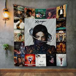 Michael Jackson Album Covers Quilt Blanket and Home Decor