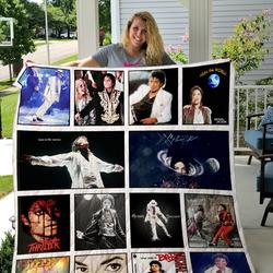 Michael Jackson Album Quilt Blanket 02      and Home Decor