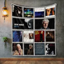 Michael Mcdonald Album Covers Quilt Blanket and Home Decor