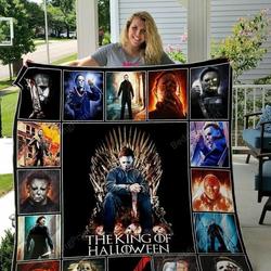 Michael Myers Halloween Movie Quilt Blanket All Season Plus Size Quilt Blanket and Home Decor