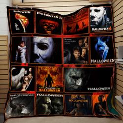 Micheal Myers Halloween Quilt Blanket and Home Decor