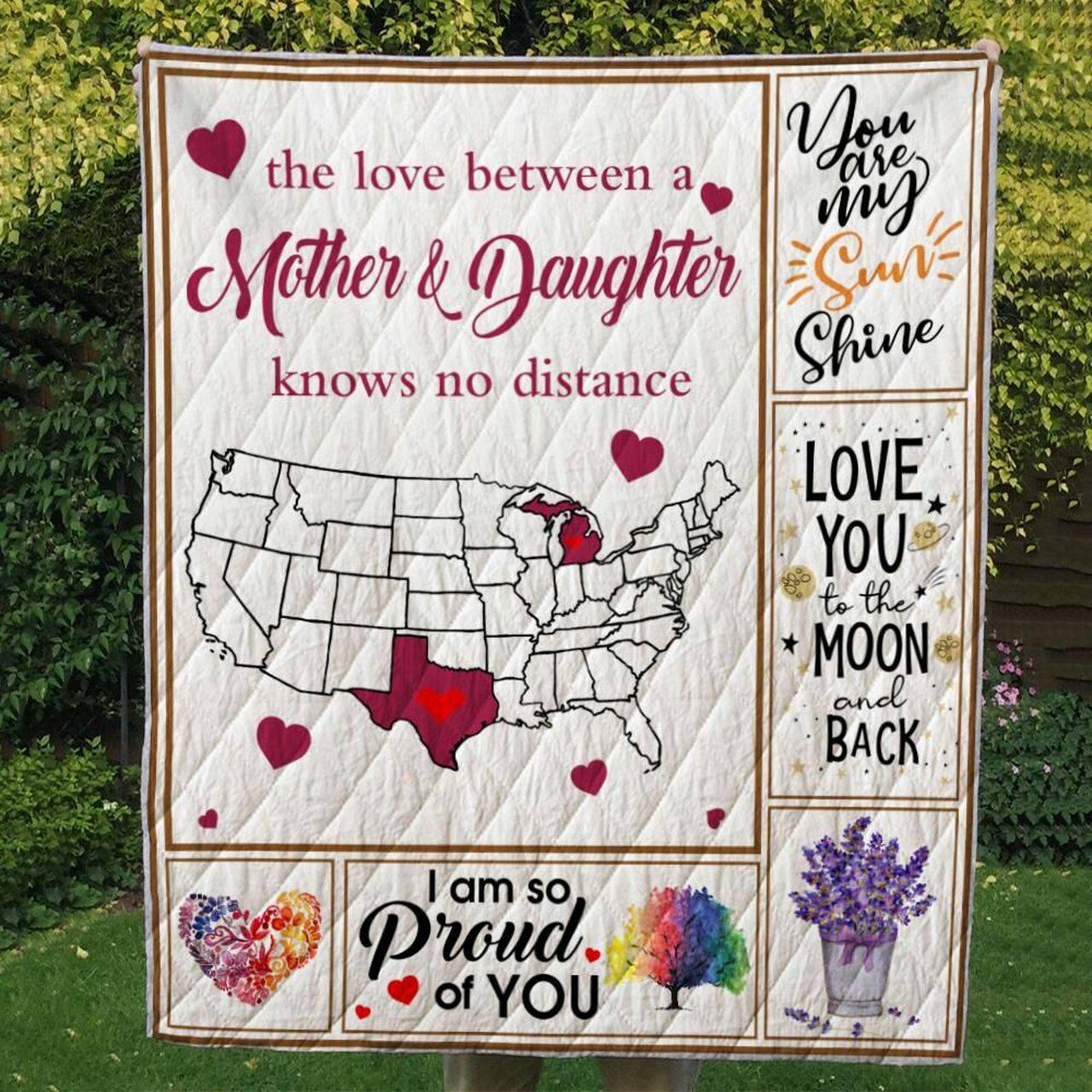 Michigan Texas Cl14100326Mdq Quilt Blanket and Home Decor