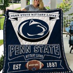 Michigan Wolverines Quilt Blanket and Home Decor