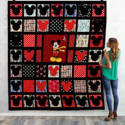 Mickey 90 Year Celebrates Quilt  Quilt and Home Decor