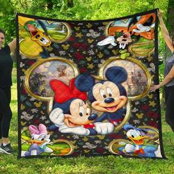 Mickey And Friends  Premium Quilt  Quilt and Home Decor
