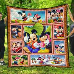 Mickey And Minnie  Premium Quilt  Quilt and Home Decor