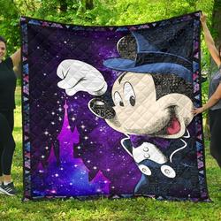 Mickey Magician  Premium Quilt  Quilt and Home Decor