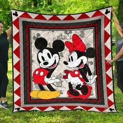 Mickey Minnie Premium Quilt  Quilt and Home Decor