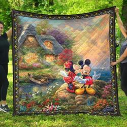 Mickey Minnie  Premium Quilt  Quilt and Home Decor