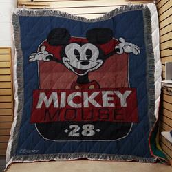 Mickey Mouse Classic Tapestry Throw Quilt and Home Decor