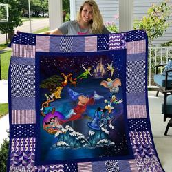 Mickey Mouse Magic And Friends Quilt  Quilt and Home Decor