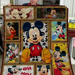 Mickey Mouse Moment Funny Quilt  Quilt and Home Decor