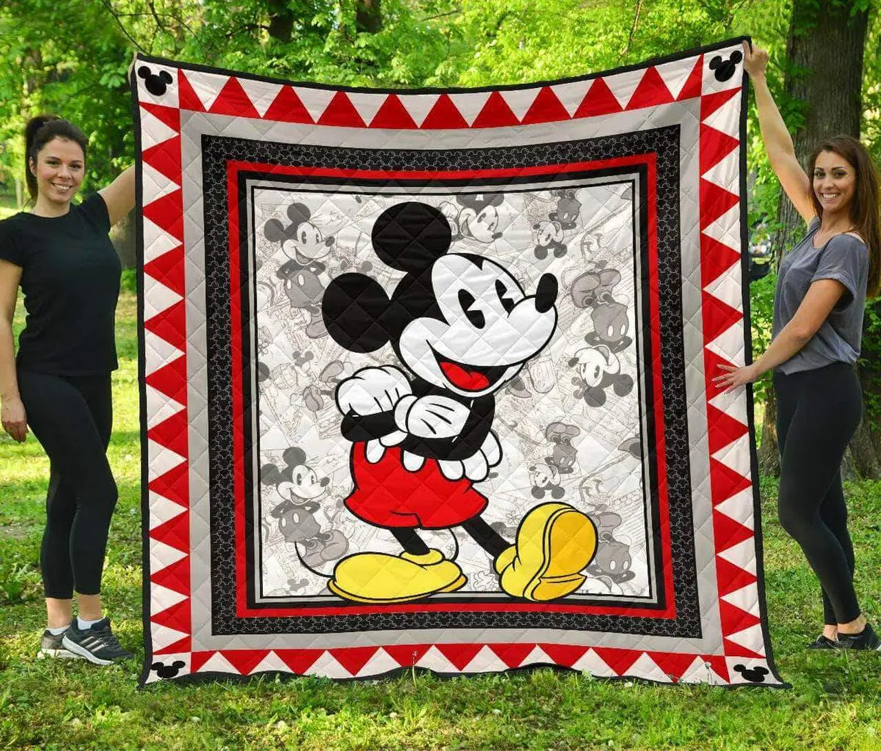 Mickey Mouse Premium Quilt Quilt and Home Decor