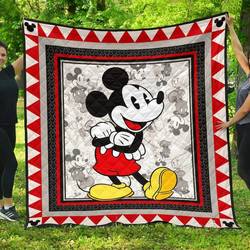 Mickey Mouse  Premium Quilt  Quilt and Home Decor