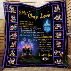 Mickey Mouse You Are My Always And Forever Quilt Nh and Home Decor