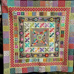 Midnight At The Oasisi Cla1810383Q Quilt Blanket and Home Decor