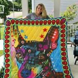 Miniature Pinscher Quilt Blanket Luktih Dhc0301824Dd and Home Decor