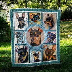 Miniature Pinscher Water Quilt Blanket Dhc09122053Dd and Home Decor