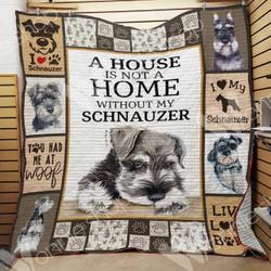 Miniature Schnauzer Dog Quilt Blanket Dhc0102614Td and Home Decor