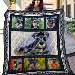 Miniature Schnauzer Go Home With Miniature Quilt Blanket Dhc04011407Dd and Home Decor