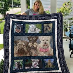 Miniature Schnauzer Lonely Without Miniature Schnauzer Quilt Blanket Dhc04011406Dd and Home Decor