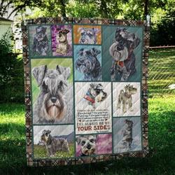 Miniature Schnauzer Quilt Blanket Dhc13121922Vt and Home Decor