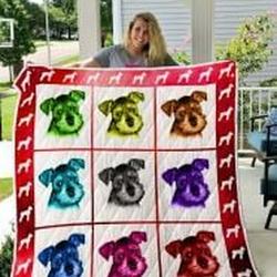 Miniature Schnauzer Quilt Blanket Lukd9Z Dhc0301819Dd and Home Decor