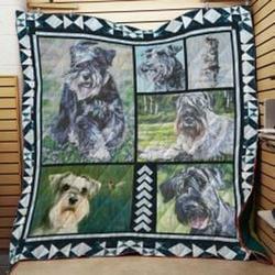 Miniature Schnauzer4 Quilt Blanket 6Mtut Dhc0301553Dd and Home Decor