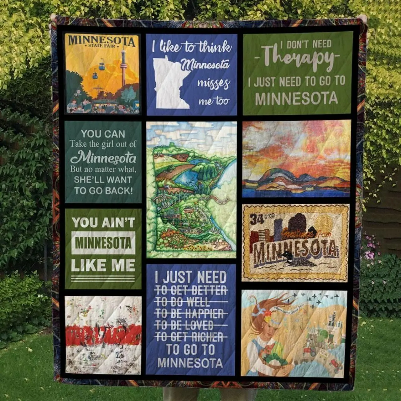 Minnesota Hur Quilt Bevrch and Home Decor