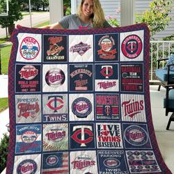 Minnesota Twins Quilt Blanket and Home Decor