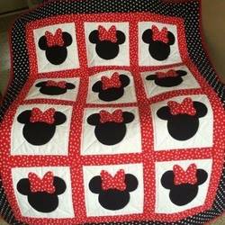 Minnie Mouse Clm170673 Quilt Blanket and Home Decor