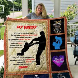 Missing Daddy Quilt Blanket Dhc1501664Vt and Home Decor