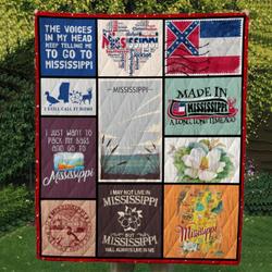 Mississippi Cl14100336Mdq Quilt Blanket and Home Decor