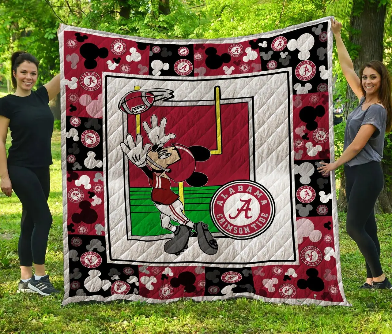 Mk Alabama Crimson Tide Quilt Blanket and Home Decor
