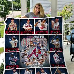 Mlb  Atlanta Braves Quilt Blanket 02 and Home Decor