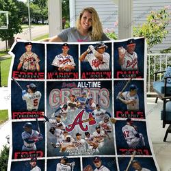 Mlb - Atlanta Braves Quilt Blanket 02 and Home Decor