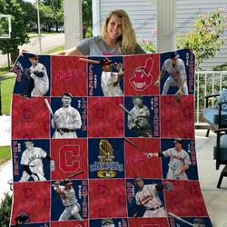 Mlb Cleveland Indians Quilt Blanket 03 and Home Decor
